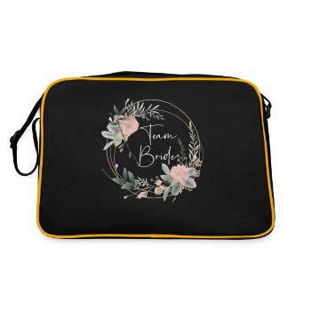 Team Bride - Retro Bag - black/gold - Back