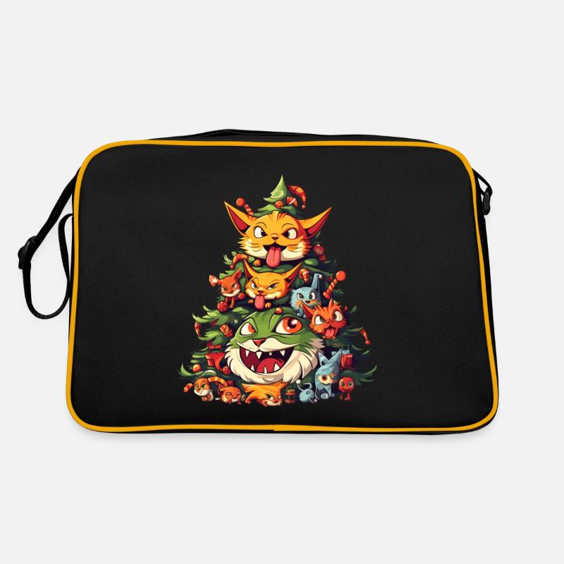 Christmas meets Halloween: cats with Retro Bag