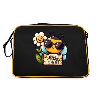 Seductive Honey Bee #2 - Retro Bag - black/gold - Back