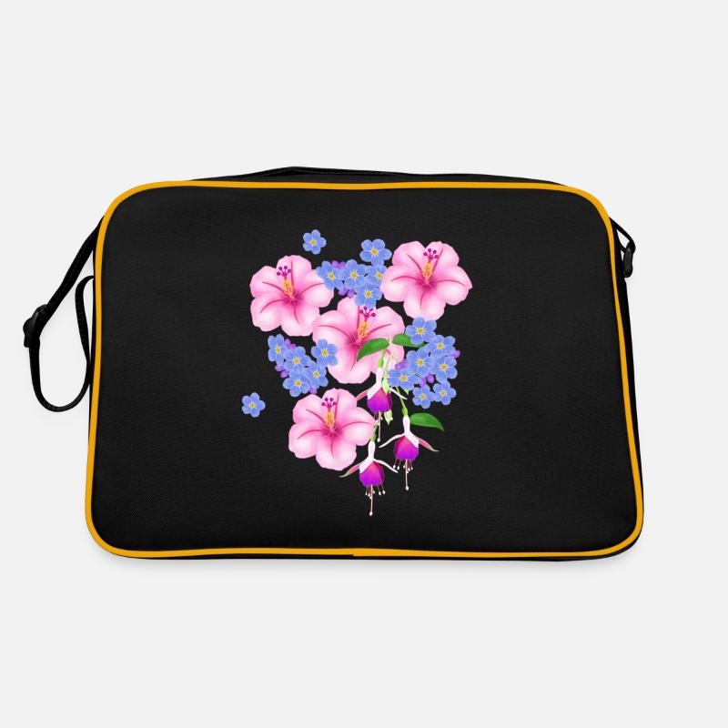 Blüten, Blume Retro Tasche