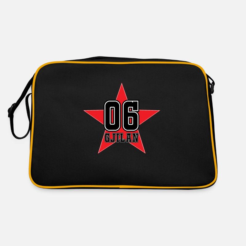 Gjilan 06 ALLSTAR - Retro Tasche - Schwarz/Gold
