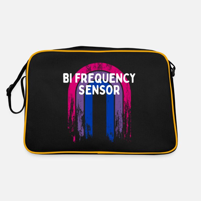 Bi Frequency Sensor Bisexual Pun Bi Pride Joke Retro Tasche