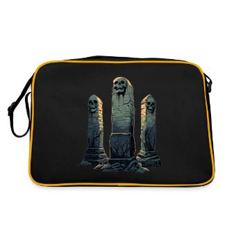 Tombstones - Retro Bag - black/gold - Back