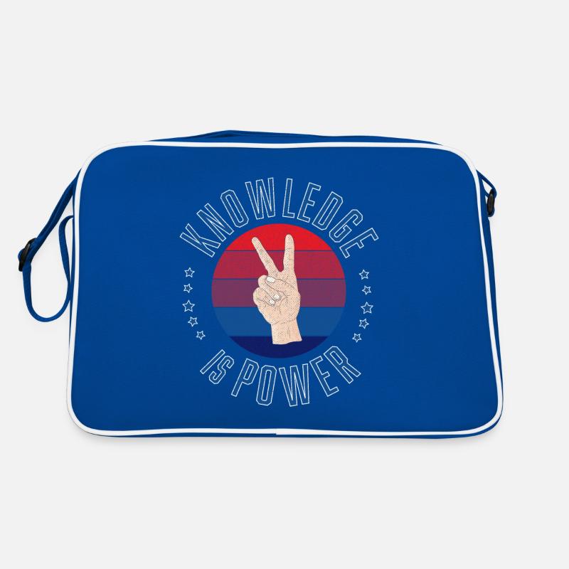 Knowledge is power Retro Bag