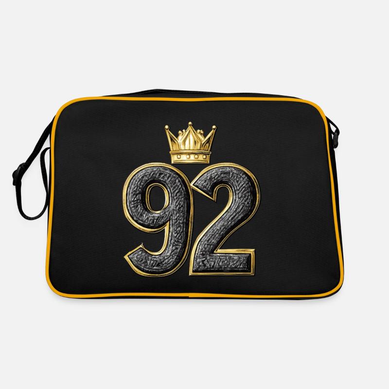 92 Nombre Couronne Sac Retro