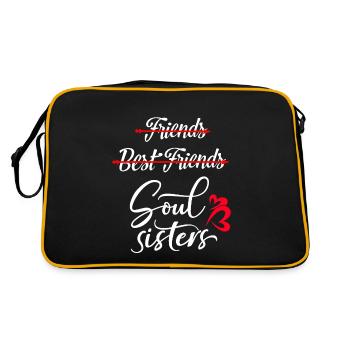 Friends - Best Freundinnen Friends - Soulsisters - Sac Retro - noir/or - Dos