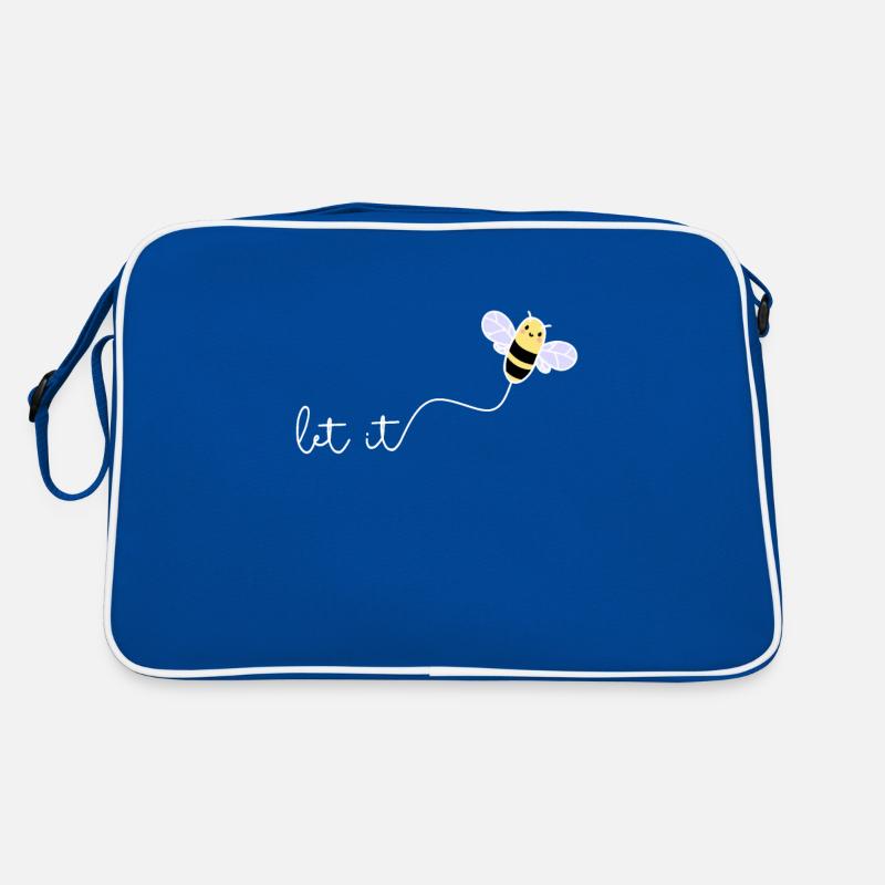 LET IT BEE - Environmental Protection Bee Beekeeper Wordplay Retro Bag