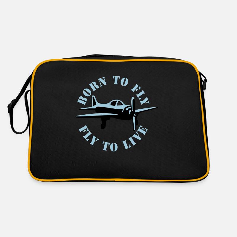 born_to_fly_2c Retro Tasche