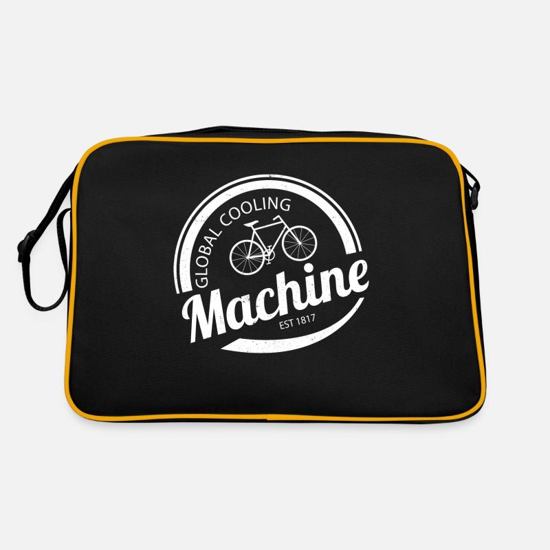 Machine Global Cooling - Sac Retro - noir/or