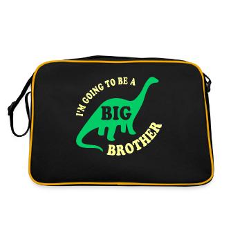 Big Brother To Be - Sac Retro - noir/or - Dos