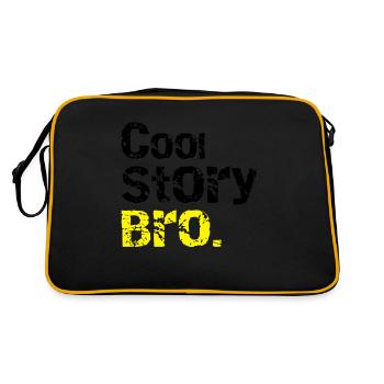 Cool story Bro - Sac Retro - noir/or - Dos