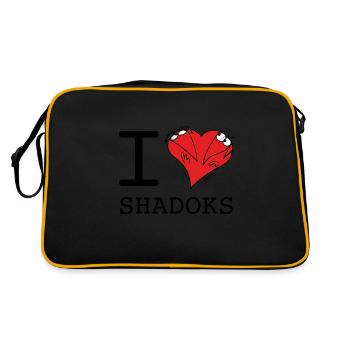 I Love Shadoks - Sac Retro - noir/or - Dos