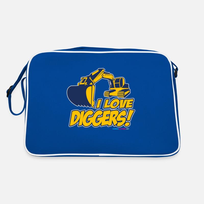 I Love Diggers Retro Bag