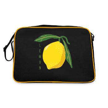 Acide citron frais - lemon - Sac Retro - noir/or - Dos