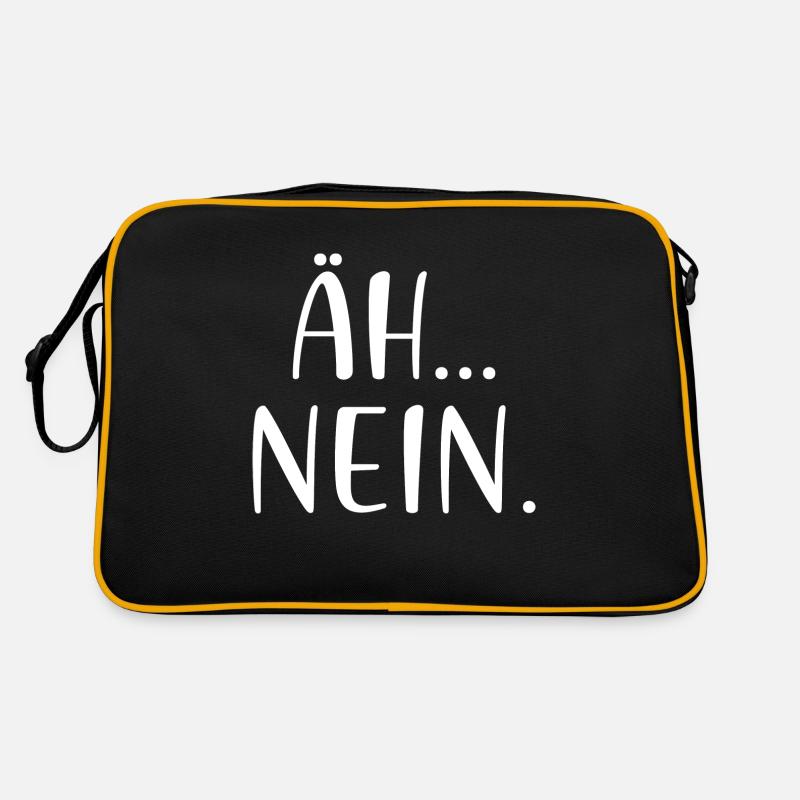 Äh Nein Retro Tasche