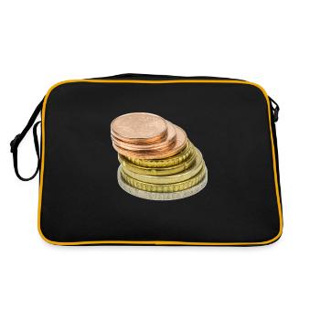euro cent - Retro Bag - black/gold - Back