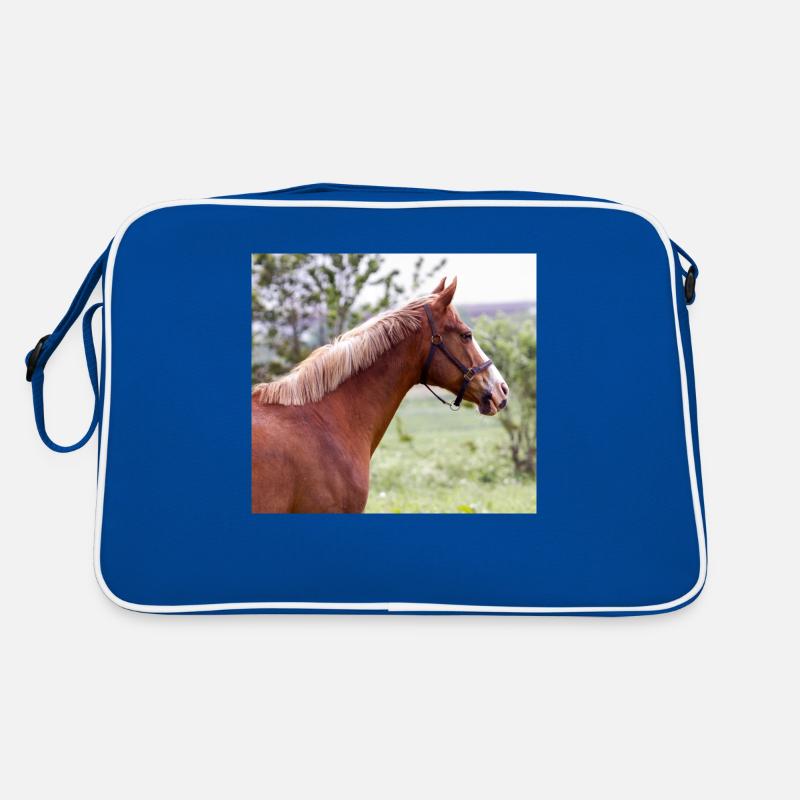 Horse. Pferd. Retro Tasche