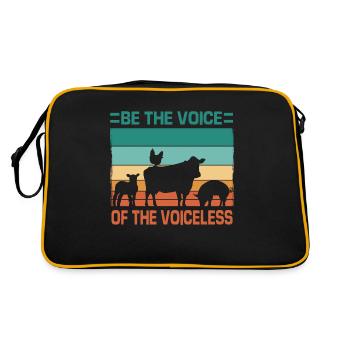 Végétarien Bien-être animal Frutarian Vegan Animal Lover - Sac Retro - noir/or - Dos