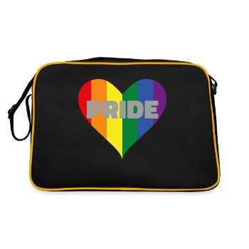Pride - Retro Bag - black/gold - Back