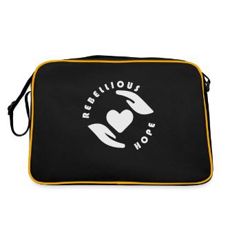 Bowelbabe Fun - REBELLIOUS HOPE - Retro Bag - black/gold - Back