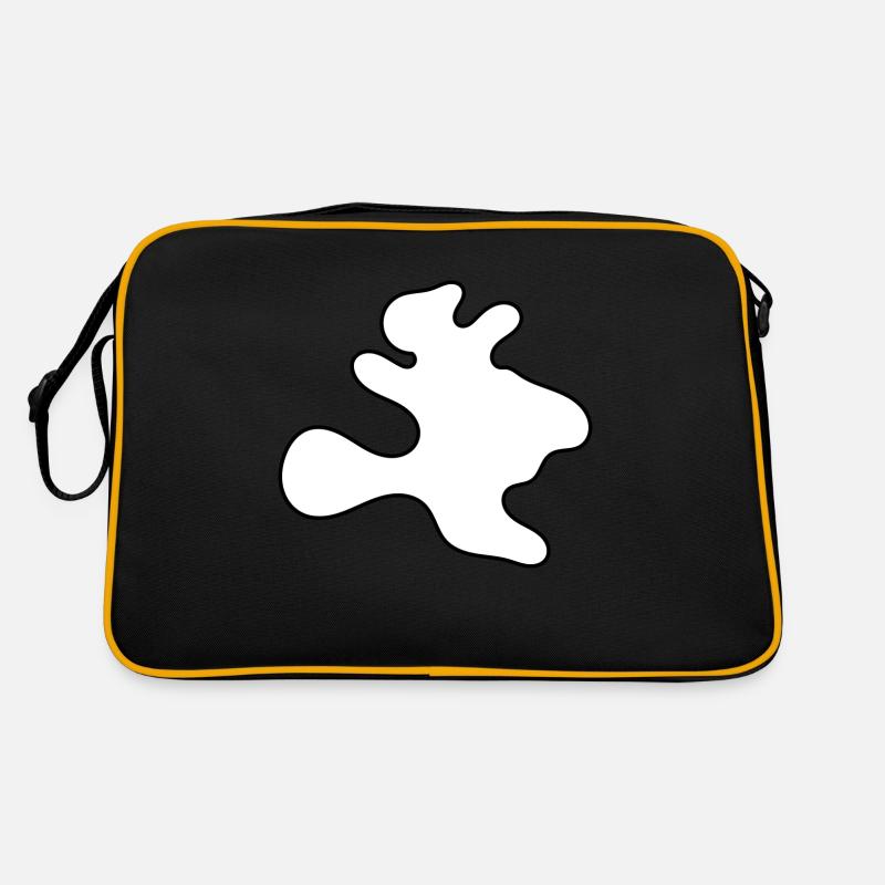 Fleck - Retro Tasche - Schwarz/Gold