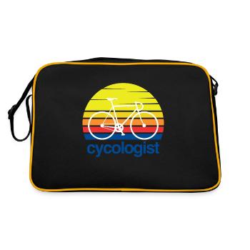 CYCOLOGUES - Sac Retro - noir/or - Dos