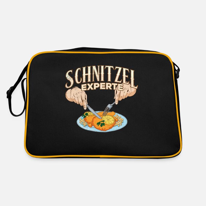 Schnitzel Experte Retro Tasche