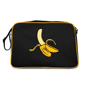 banane 10 A - Sac Retro - noir/or - Dos