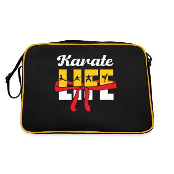 Karaté Life Red Belt - Sac Retro - noir/or - Dos