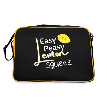 Easy Peasy Lemon Squeezy - Sac Retro - noir/or - Dos