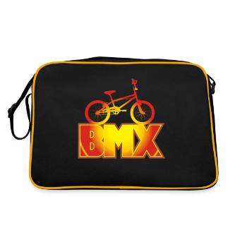 Vélo BMX - Sac Retro - noir/or - Dos