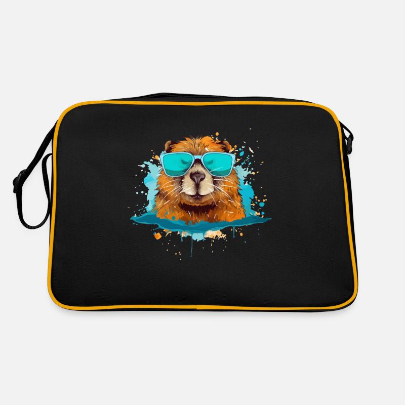 Rody der Biber Retro Tasche