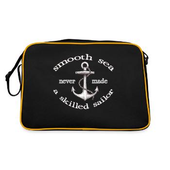 Smooth Sea - Retro Bag - black/gold - Back