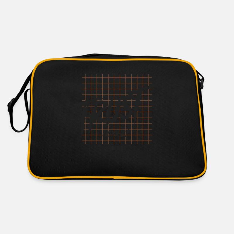 Trust No One b - Retro Tasche - Schwarz/Gold