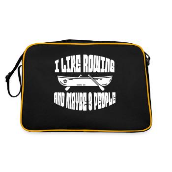 Rowing Rowing Team Rowing Rowing Club Rowing - Retro Bag - black/gold - Back