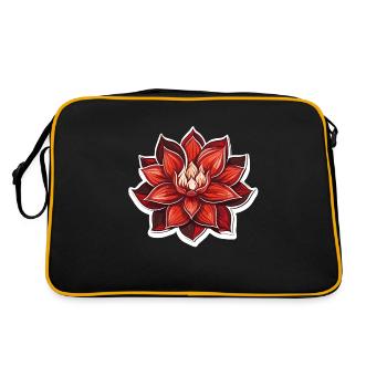 Lotus - Retro Bag - black/gold - Back