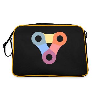 Bicycle chain - Retro Bag - black/gold - Back