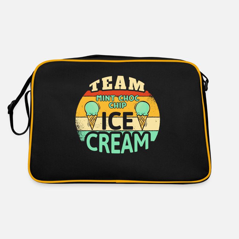 Team Mint Choc Eiswaffel Eiscreme Eis Retro Tasche