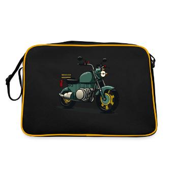 Retro bike - Retro Bag - black/gold - Back