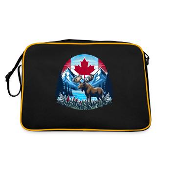 Canada 24 - Sac Retro - noir/or - Dos