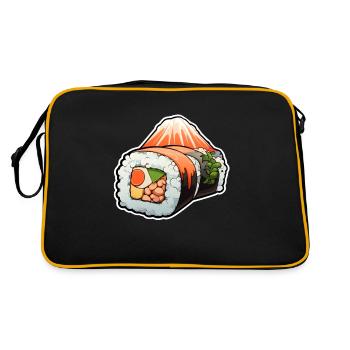Sushi - Sac Retro - noir/or - Dos