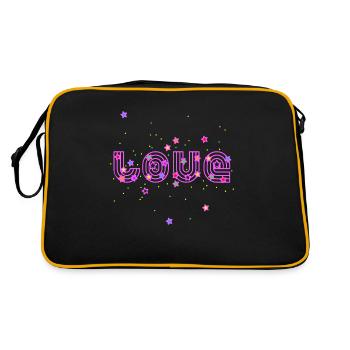 Sparkling Love - Retro Bag - black/gold - Back