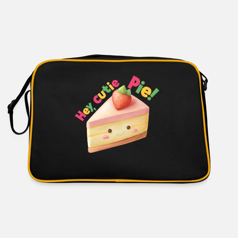 Hey, Cutie Pie! - Retro Bag - black/gold