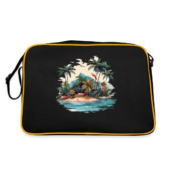 Summer Island - Sac Retro - noir/or - Dos