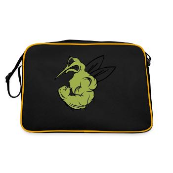 Moustique fort 02 - Sac Retro - noir/or - Dos