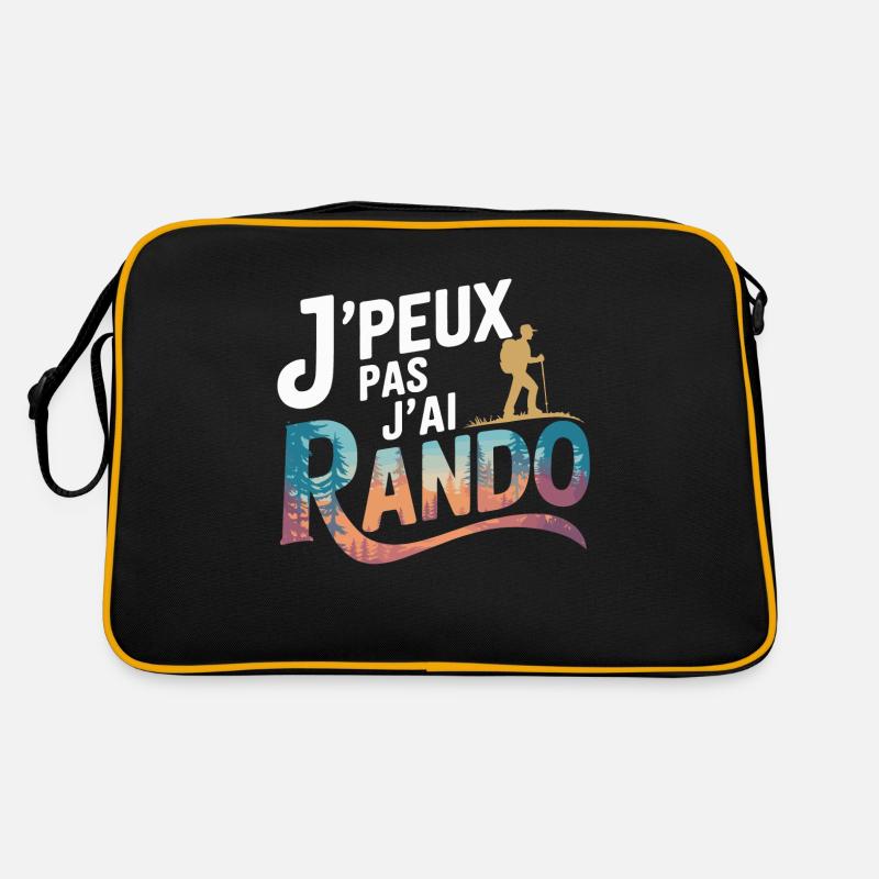 J'peux pas j'ai rando Sac Retro