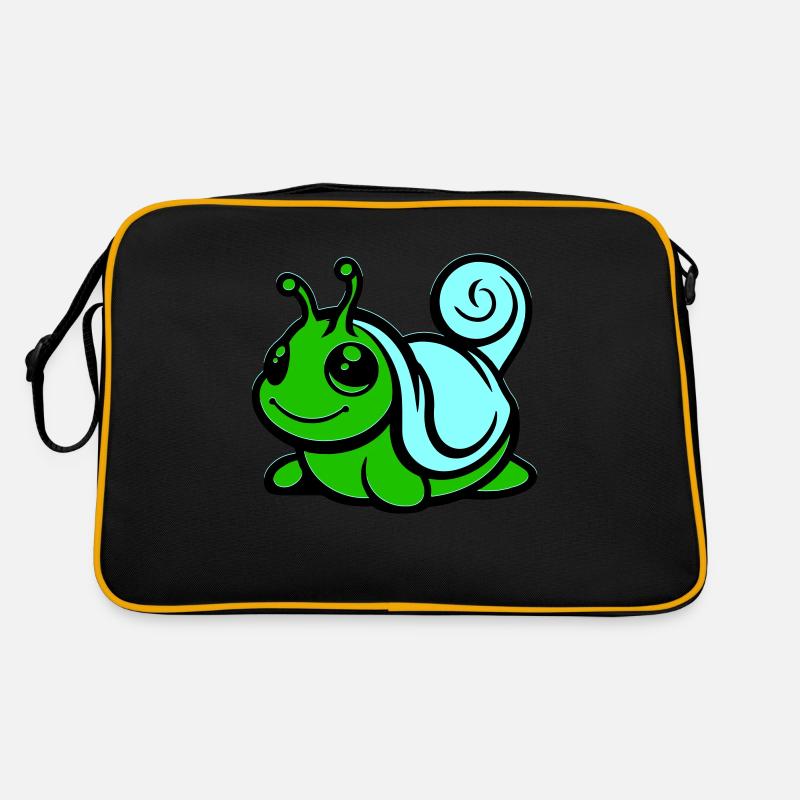 schnecke comic Retro Tasche