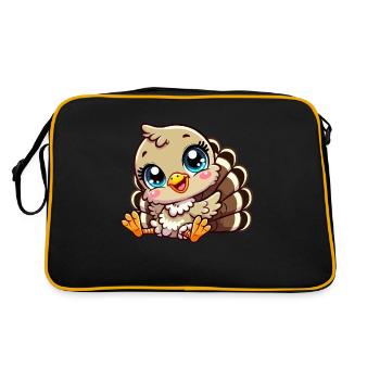 Turkey baby - Retro Bag - black/gold - Back