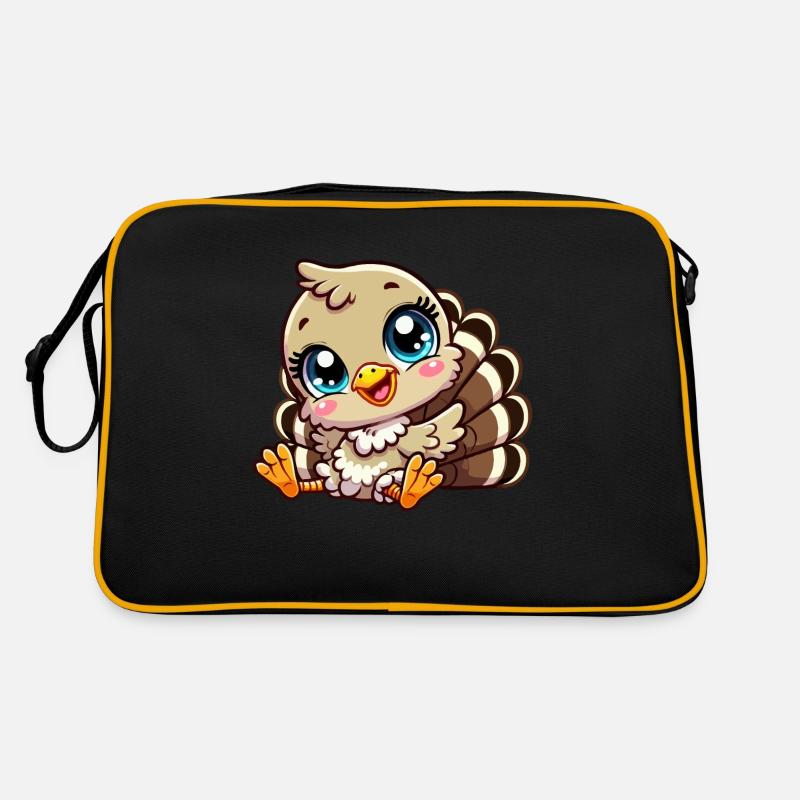 Truthahn-Baby Retro Tasche