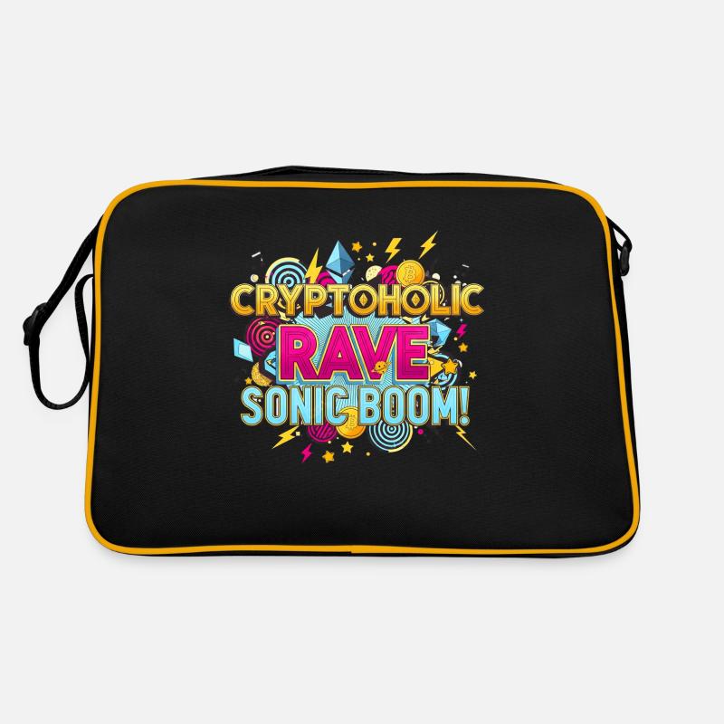 Crypto Trader Techno Art Retro Bag